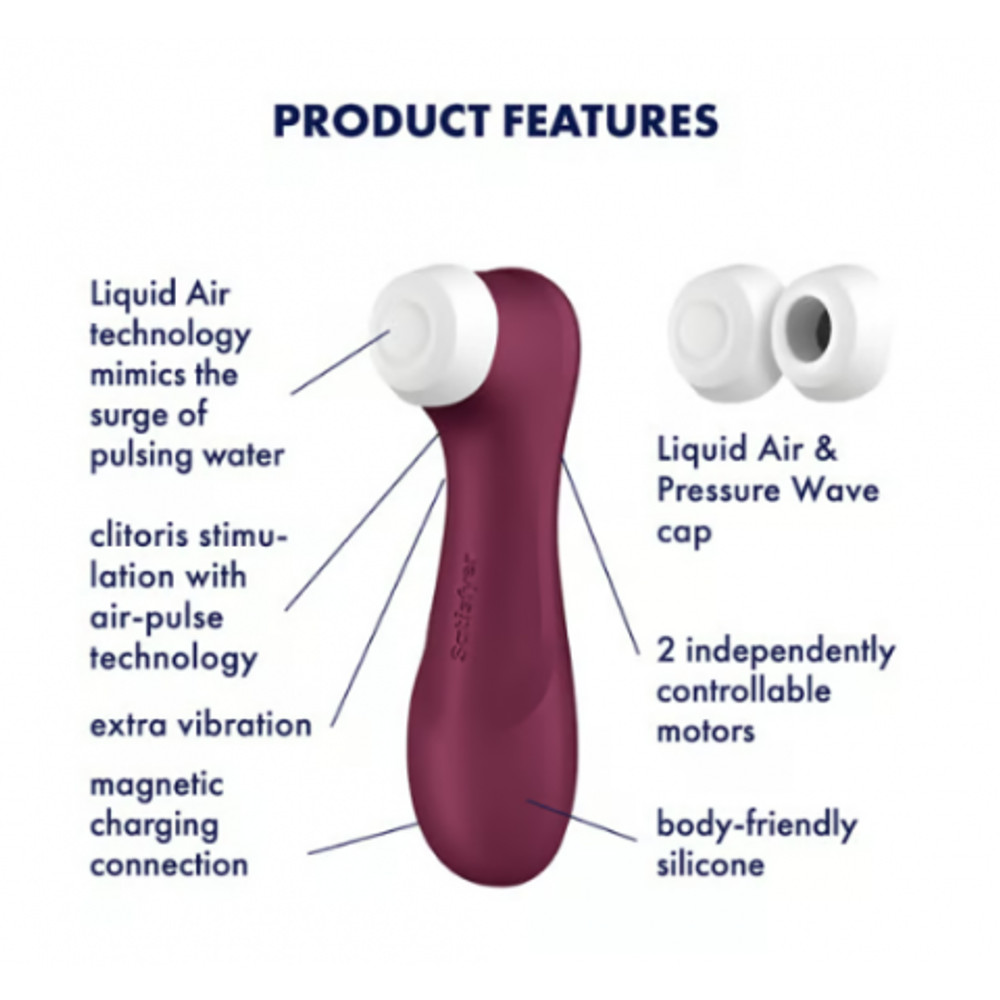 Клиторальный стимулятор Satisfyer Pro 2 Generation 3 с функцией Liquid Air