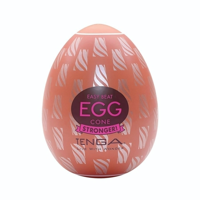 Мастурбатор-яйцо Tenga Egg Cone (Цвет: оранжевый)