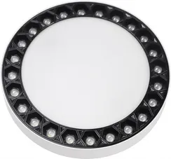 Потолочный светильник Mercury 5552-24W-D165-3/4K-WH+BK iLedex
