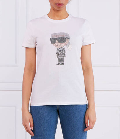 Футболка ikonik 2.0 Karl Lagerfeld - белый(230W1770)
