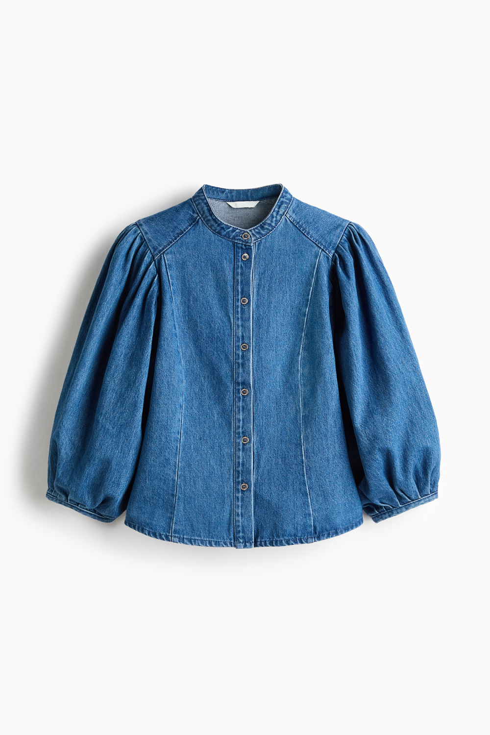 Блузка из денима — рукава 3/4 - H&M