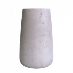 Кашпо CONE CONCRETE WHITE D36 H75