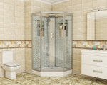 Душевая кабина Niagara Luxe NG-7717WBK 100x100 без гидромассажа