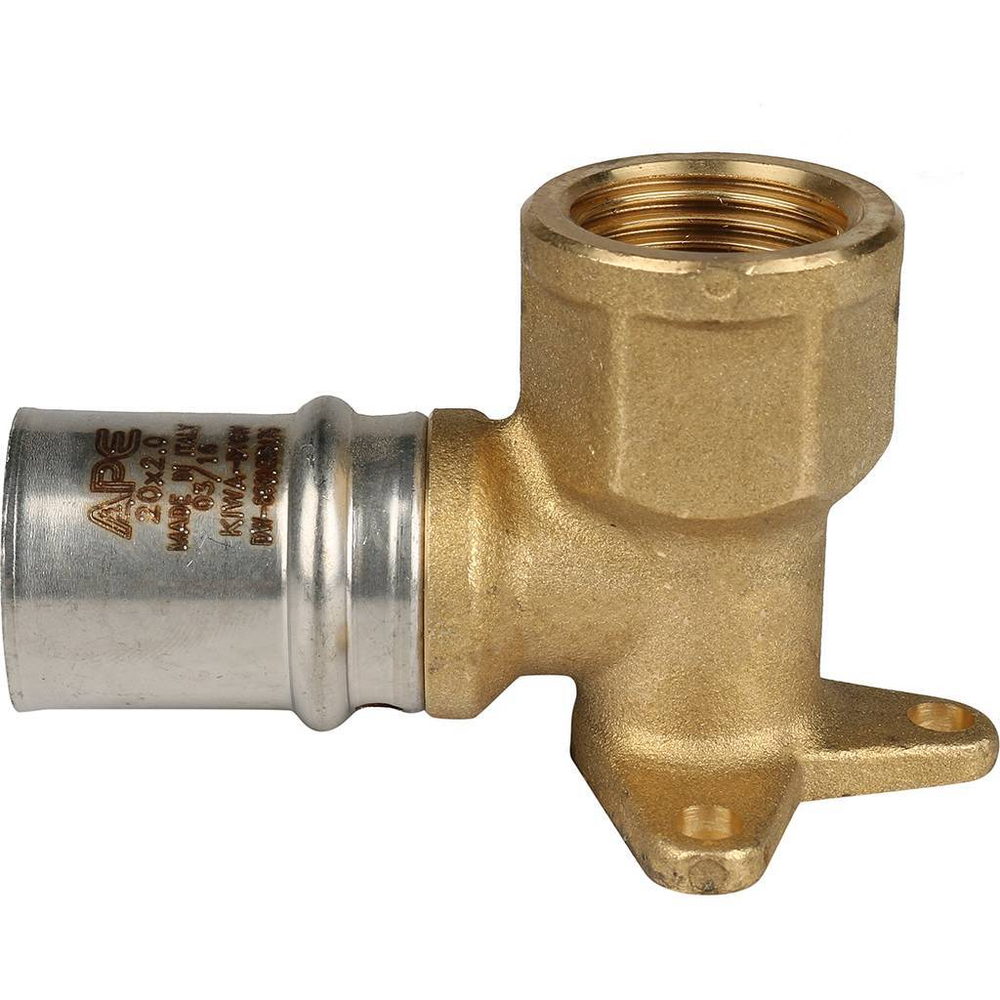 Угольник настенный с креплением короткий 1/2"х20