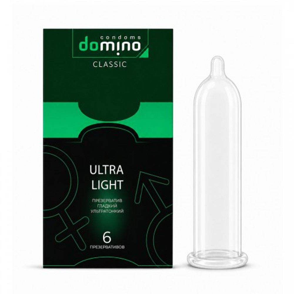 Презервативы DOMINO CLASSIC Ultra Light, ультратонкие, 6 шт
