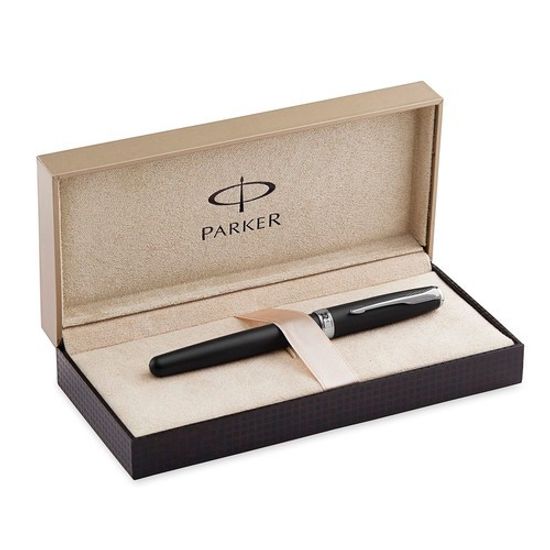 Перьевая ручка Parker Sonnet F529, цвет: MattBlack CT, перо: F, S0818070