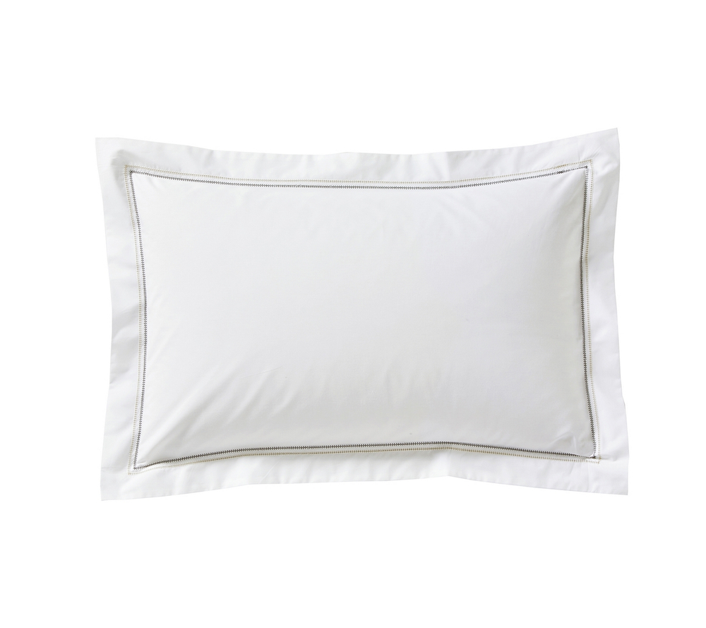 Постельное белье SOUVENIRS ARDOISE Blanc des Vosges Семейное Белый
