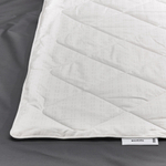 Полутороспальное одеяло IKEA MJUKDAN (МЮКДОН), Стеганое, Всесезонное, Белый, 150х200 см