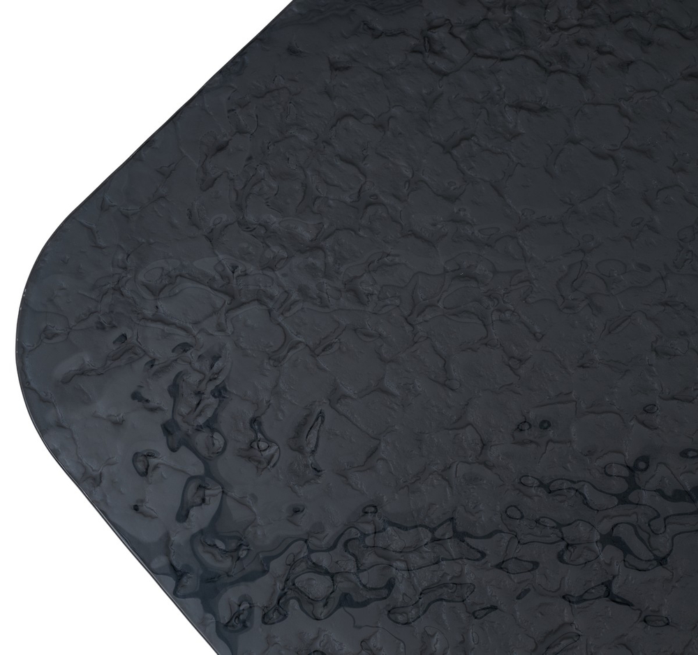 Стол TOVE 240 GREY, стекло BUBBLE  / Шоколадное золото каркас ®DISAUR
