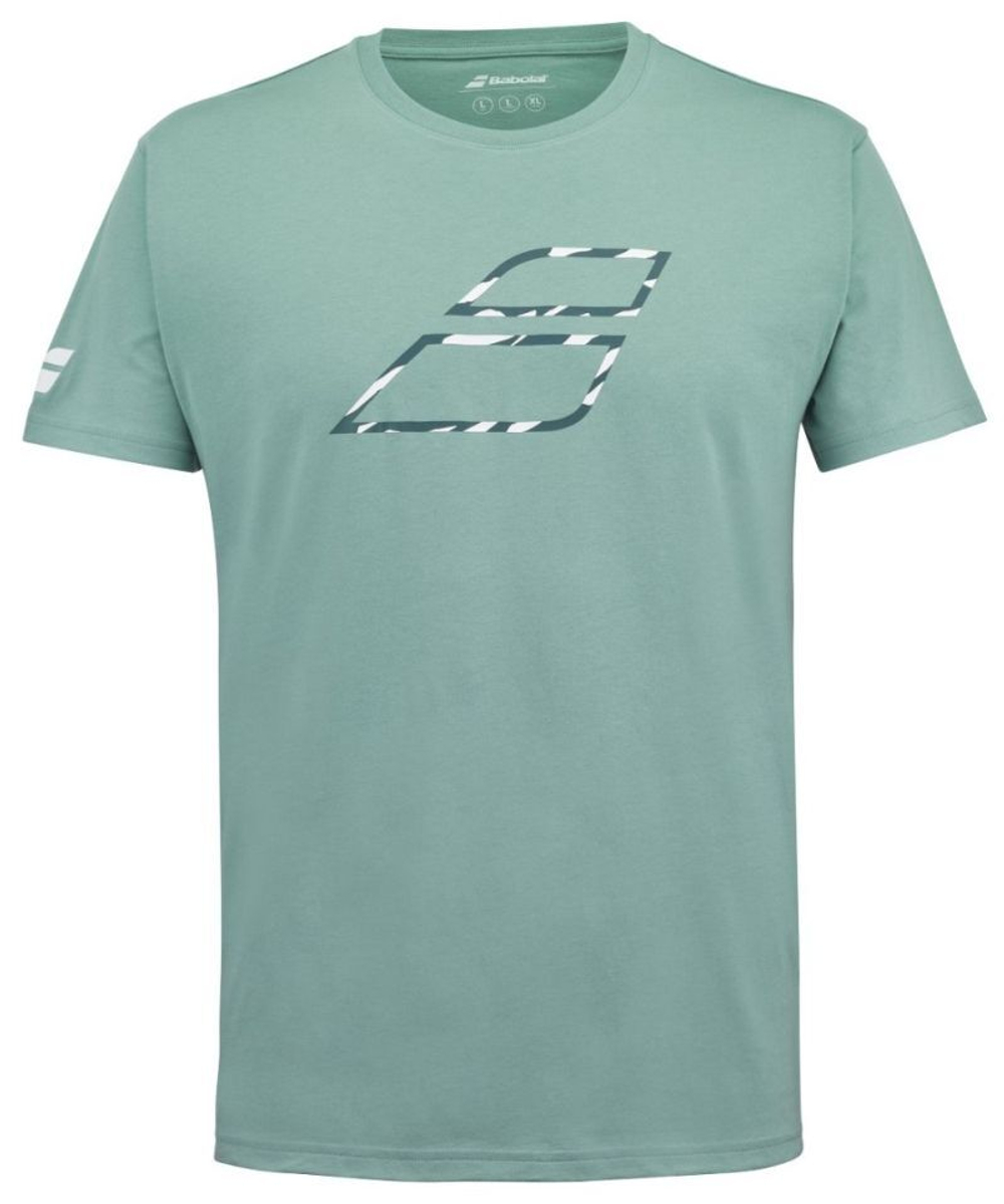 Футболка для мальчика теннисная Babolat Exercise Cotton Tee Boy - зеленый