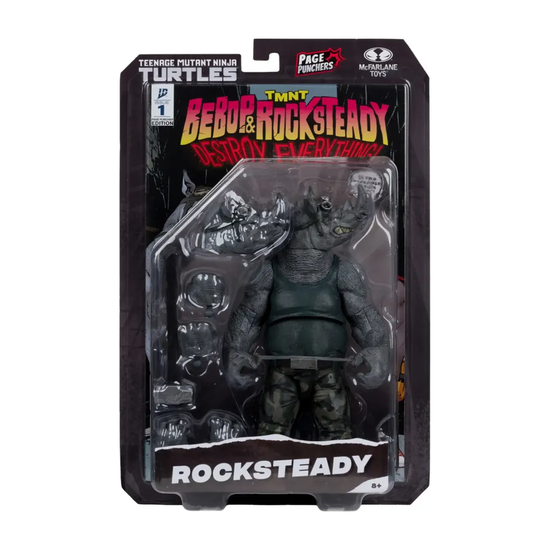 Фигурка McFarlane Черепашки Ниндзя with Comic WaVe2 Rocksteady — дополнительное фото