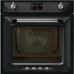SMEG SOP6902S2PN Многофункциональный духовой шкаф с пароувлажнением и пиролизом, 60 см, 12 функций, цвет чёрный
