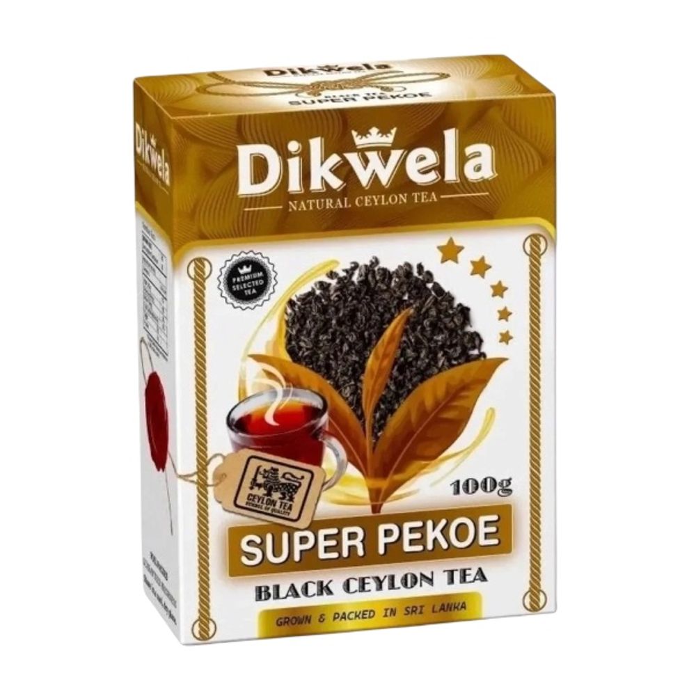 Ч/Чай DIKWELA СУПЕР ПЕКОЕ к/п100г *100шт/ящ
