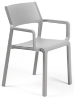 Кресло пластиковое Nardi Trill Armchair, серый