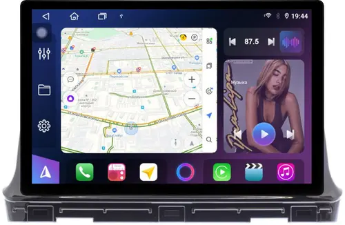 Магнитола для KIA Seltos 2020+ - FarCar S500+TS105 монитор 13" 2K QLED на Android 14, Быстрая, CarPlay, 4G SIM-слот