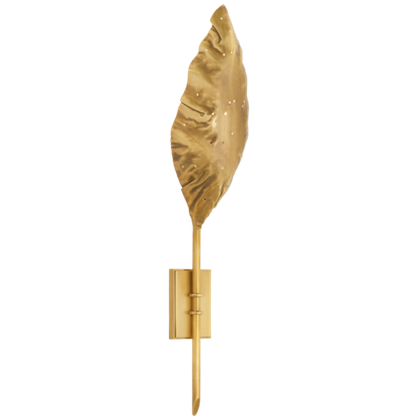 Настенный светильник Visual Comfort Dumaine Single Pierced Leaf Sconce
