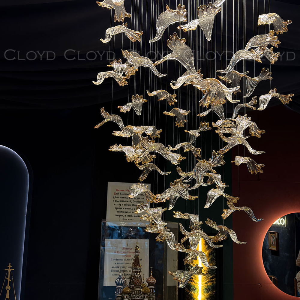 Декоративная композиция Cloyd AERIA 1703 S60 / Ø80 см - с потолочной чашей - белый (арт.60017)
