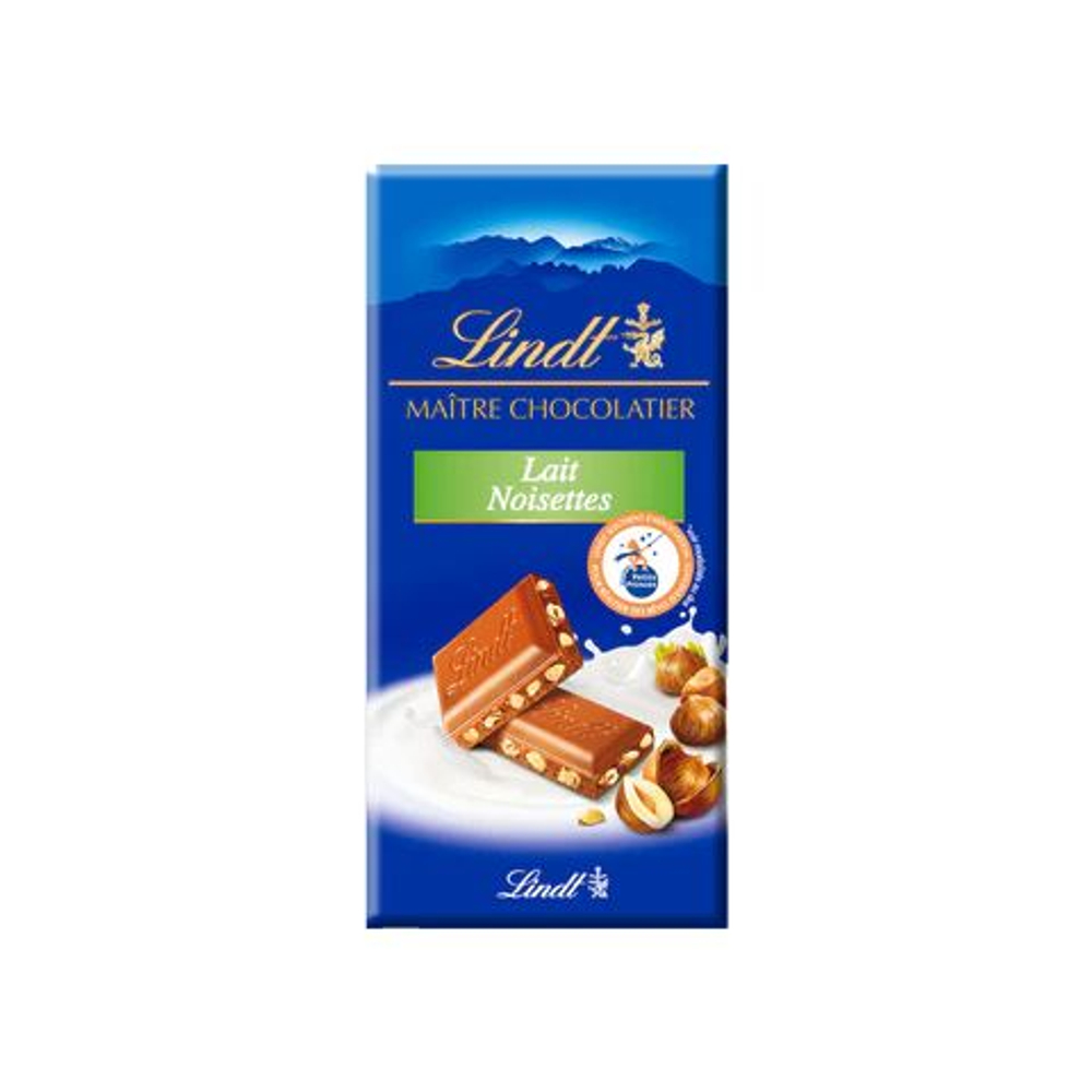 Шоколад молочный Lindt с фундуком100 г (из Финляндии)