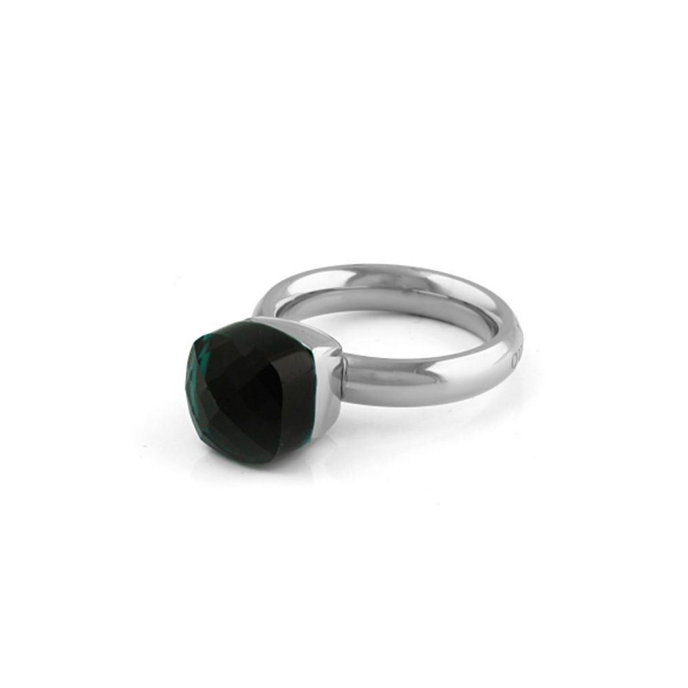 Кольцо Qudo Firenze emerald 18.5 мм 610449 G/S размер 18,5