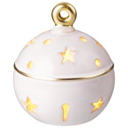ФИГУРКА "ЕЛОЧНЫЙ ШАРИК" С LED-ПОДСВЕТКОЙ 9.6*9.6*11.1 СМ