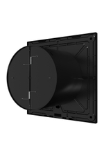 Вентилятор накладной SLIM D125 обр.клапан черный матовый DICITI
