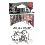 Крючок Офсетный KOI KH6201-3/0BN №3/0 10шт Offset Worm