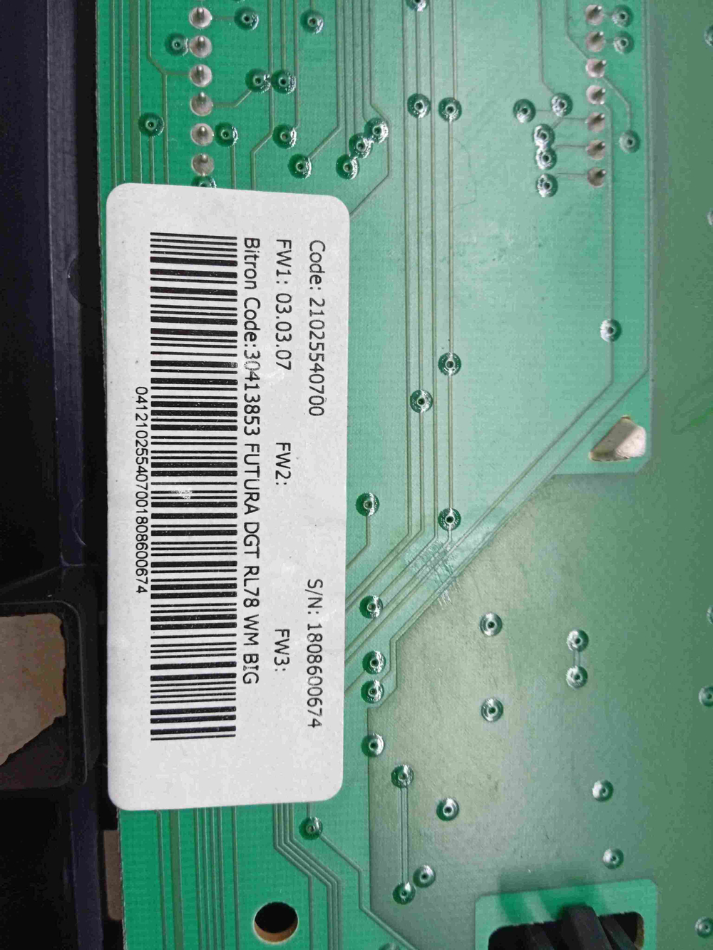 VMSG702 кт300 Модуль индикации стиральной машины Hotpoint-Ariston VMSG702 б/у