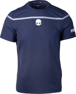 Мужская теннисная футболка Hydrogen Tennis Zig Zag Tape - navy/white