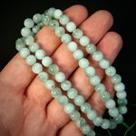 Бусины из зеленого ангелита