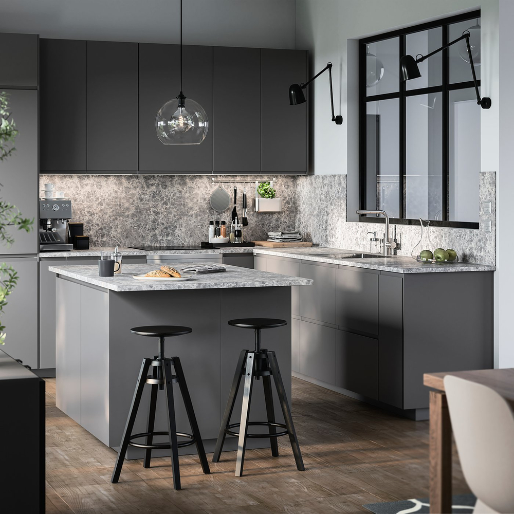 IKEA MITTLED  (ИКЕА МИТТЛЕД)  -  Светодиодная подсветка для кухни - с регулировкой яркости серебристый 40 см