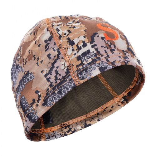 Шапка мужская демисезонная "Spring -330", softshell, саванна/ savanna (вышивка оранжевая), ХСН