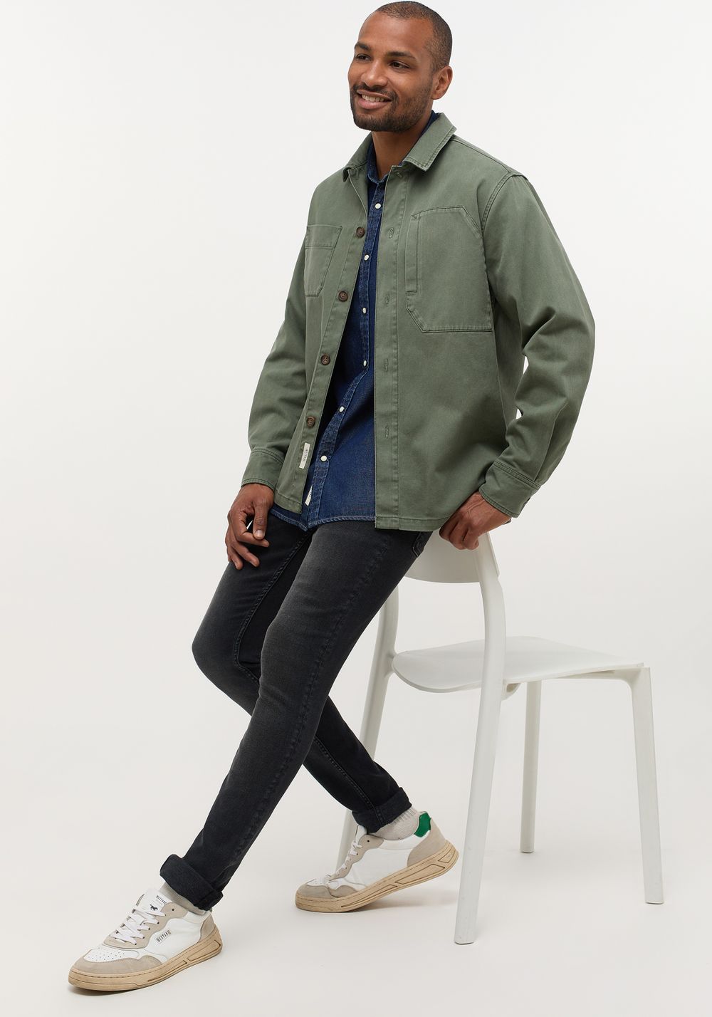 Рубашка  Clemens Dyed Overshirt 1014139-6414