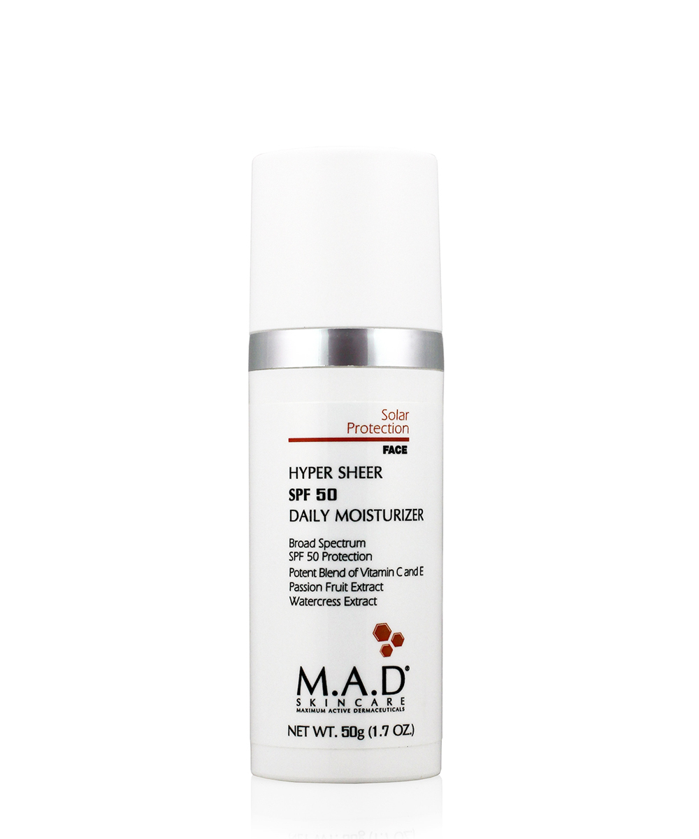 Hyper Sheer SPF 50 Daily Moisturizer — Увлажняющий крем-основа под макияж с защитой SPF 50, 50 гр.