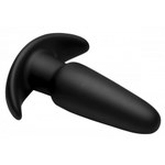 Анальная пробка с вибрацией XR Brands KineticThumping 7X Medium Anal Plug, черный, 13.3х4 см