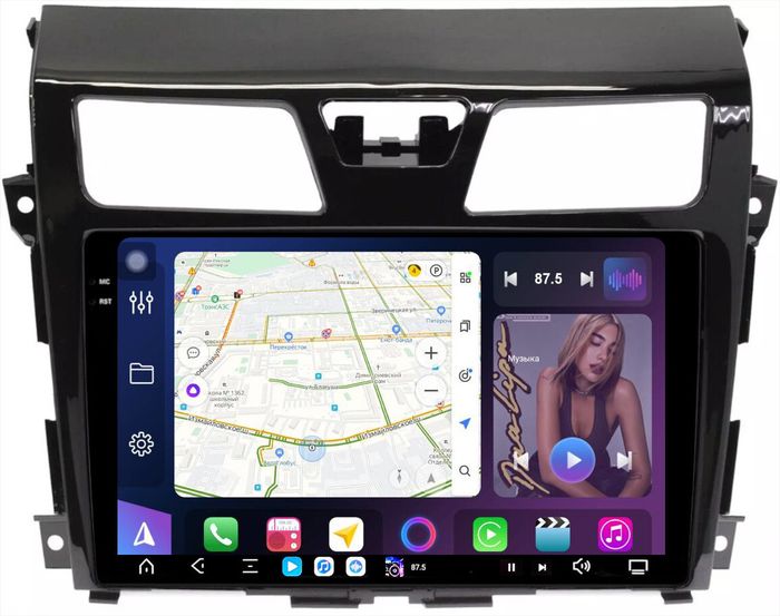 Магнитола для Nissan Teana L33 2014-2016 - FarCar S500-TS20 монитор 10.36" 2K QLED на Android 14, Быстрейшая, CarPlay, 4G SIM-слот