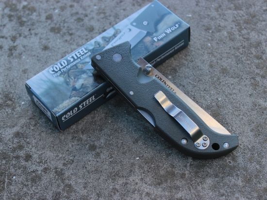 Складной нож Cold Steel 20NPF Finn Wolf c клинком из стали AUS-8A, рукоять Grivory (Griv-Ex)