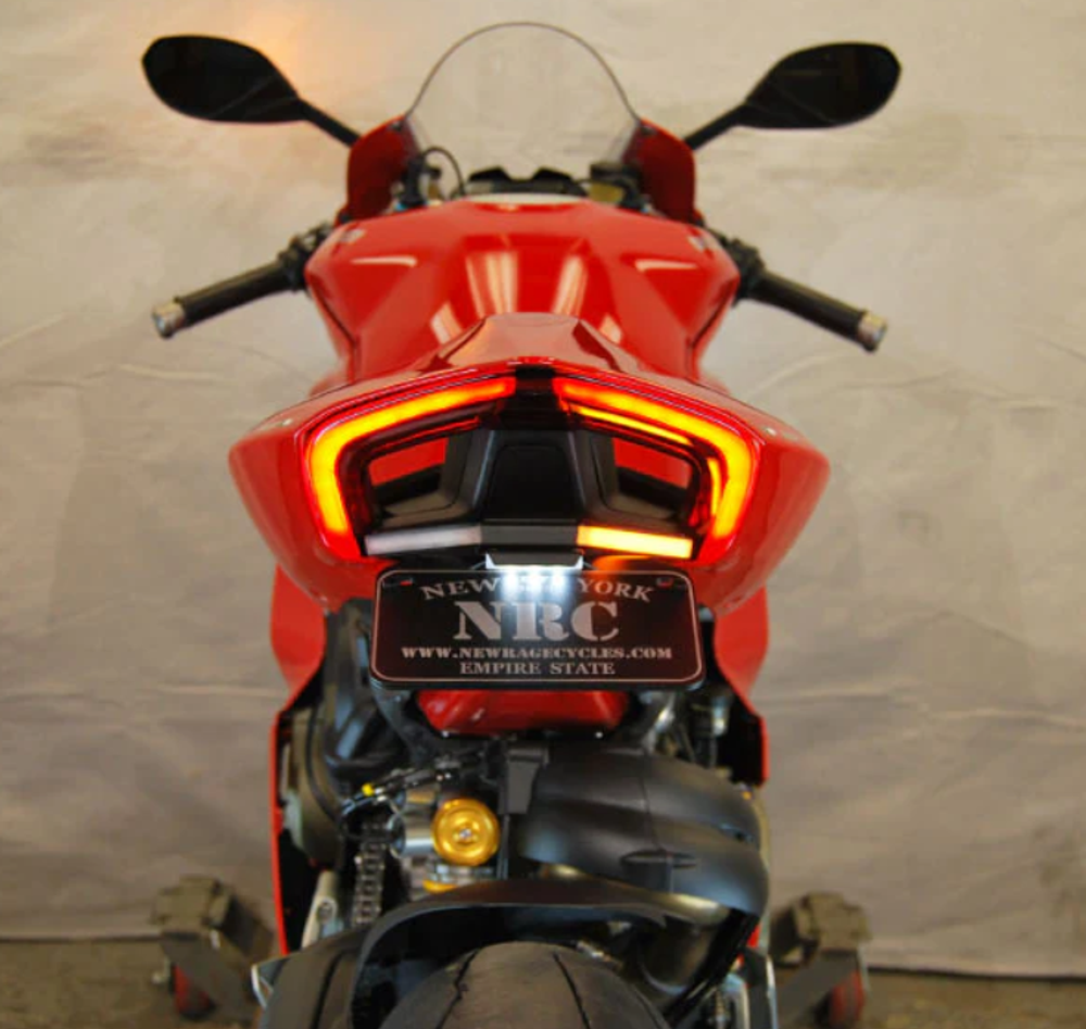 NRC Короткое крепление номерного знака с встроенными поворотниками Ducati Panigale V4 V4-FE