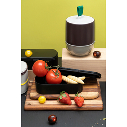 Супница 800мл Smart Solutions Meals темно-сливовая/светло-серая