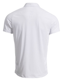Мужское теннисное поло Joma Challenge Short Sleeve Polo - белый