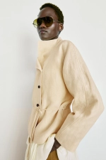 100% ЁРТ, КИМОНО НА ПУГОВИЦАХ И ШНУРКАХ - MASSIMO DUTTI
