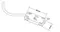 Подвод питания Space 220 CLT 0.205 02 L2000 BL Crystal Lux