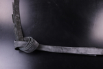 Ременная заготовка черная с восковой отделкой Bridle