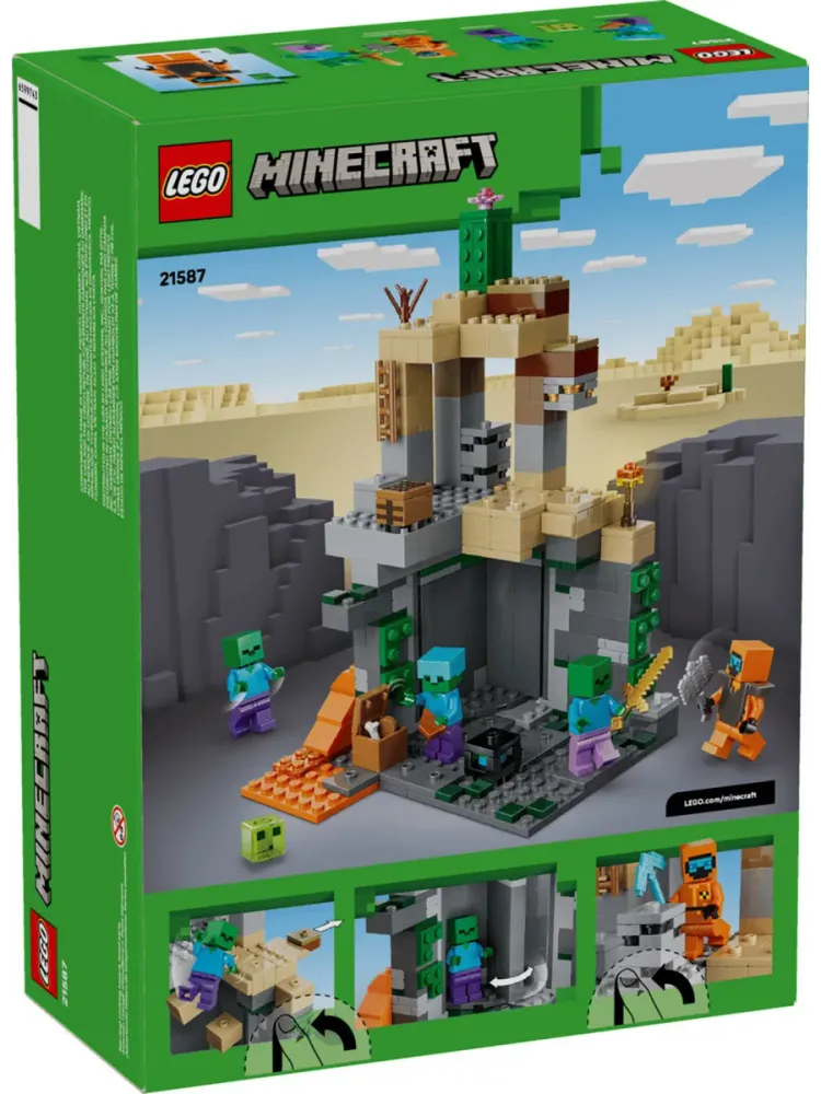 Конструктор Minecraft 21587 Зомби-Подземелье