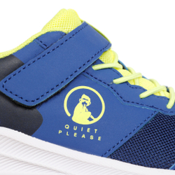 Детские теннисные кроссовки Quiet Please Courtstyler Velcro All Court Shoe Kids - Blue, Yellow