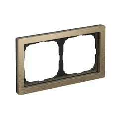 Рамка металлическая на 2 поста Systeme Electric ArtGallery Pure Латунь GAL312202