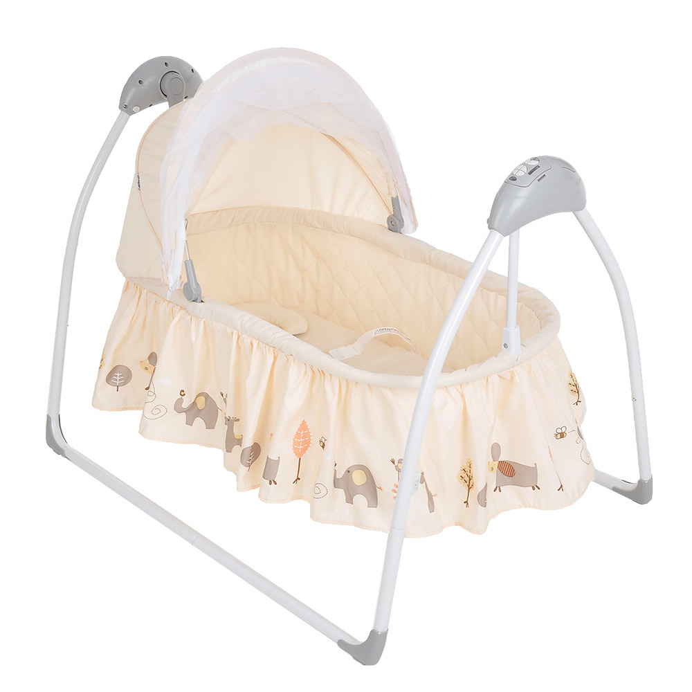 PITUSO электрокачели-колыбель Camellia Beige Zoo/ Зоопарк бежевый