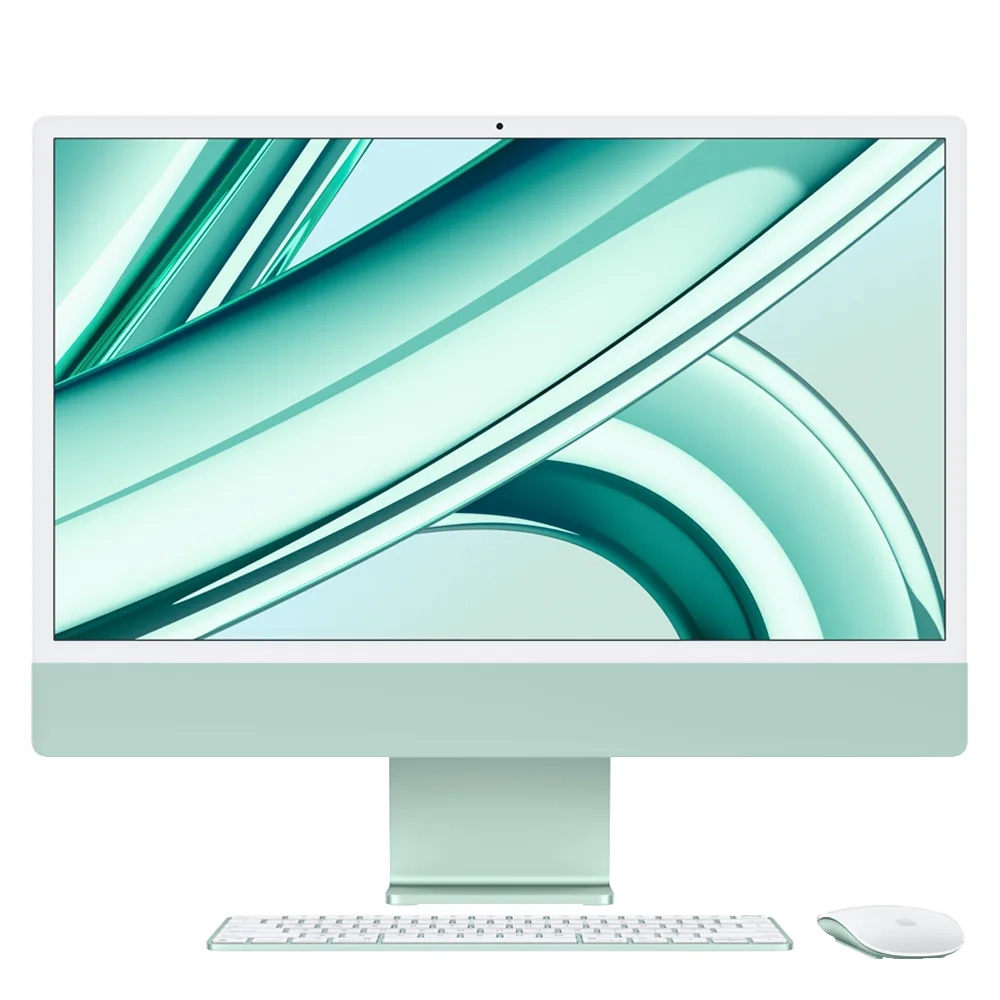 Моноблок Apple iMac 4.5K 24" (M3 8 CPU/10 GPU, 2023) 8/512GB, Green (Зеленый)