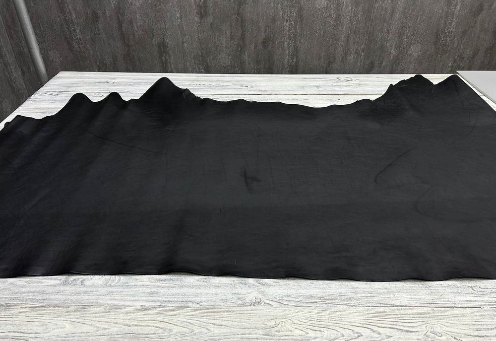 Лист натуральной кожи Buffalo Wax Nero