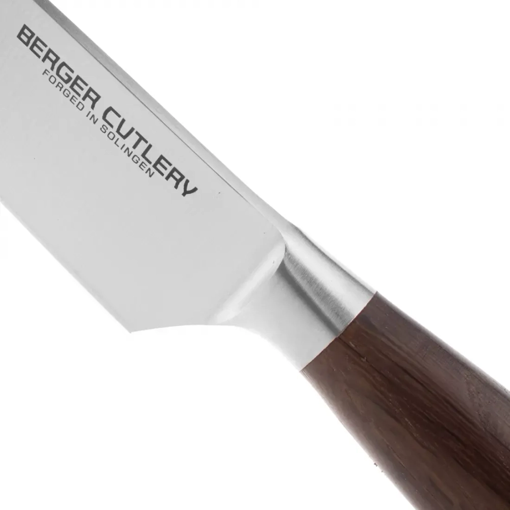 Нож поварской «Шеф» 16см Berger Cutlery Ergo Line Smoked Oak