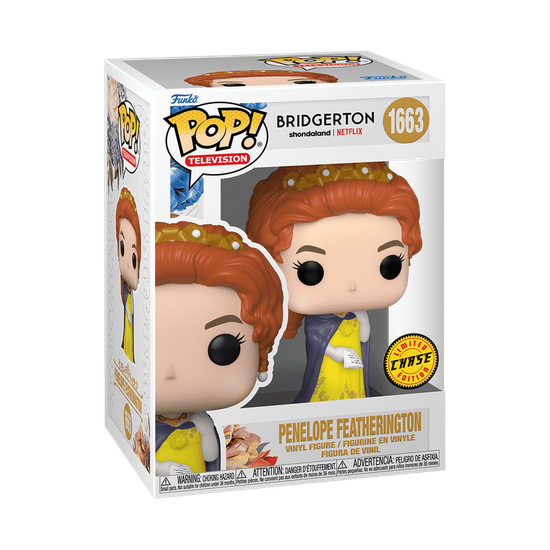 Фигурка Funko POP! TV Bridgerton Penelope Featherington Chase (1663) — коробка Chase